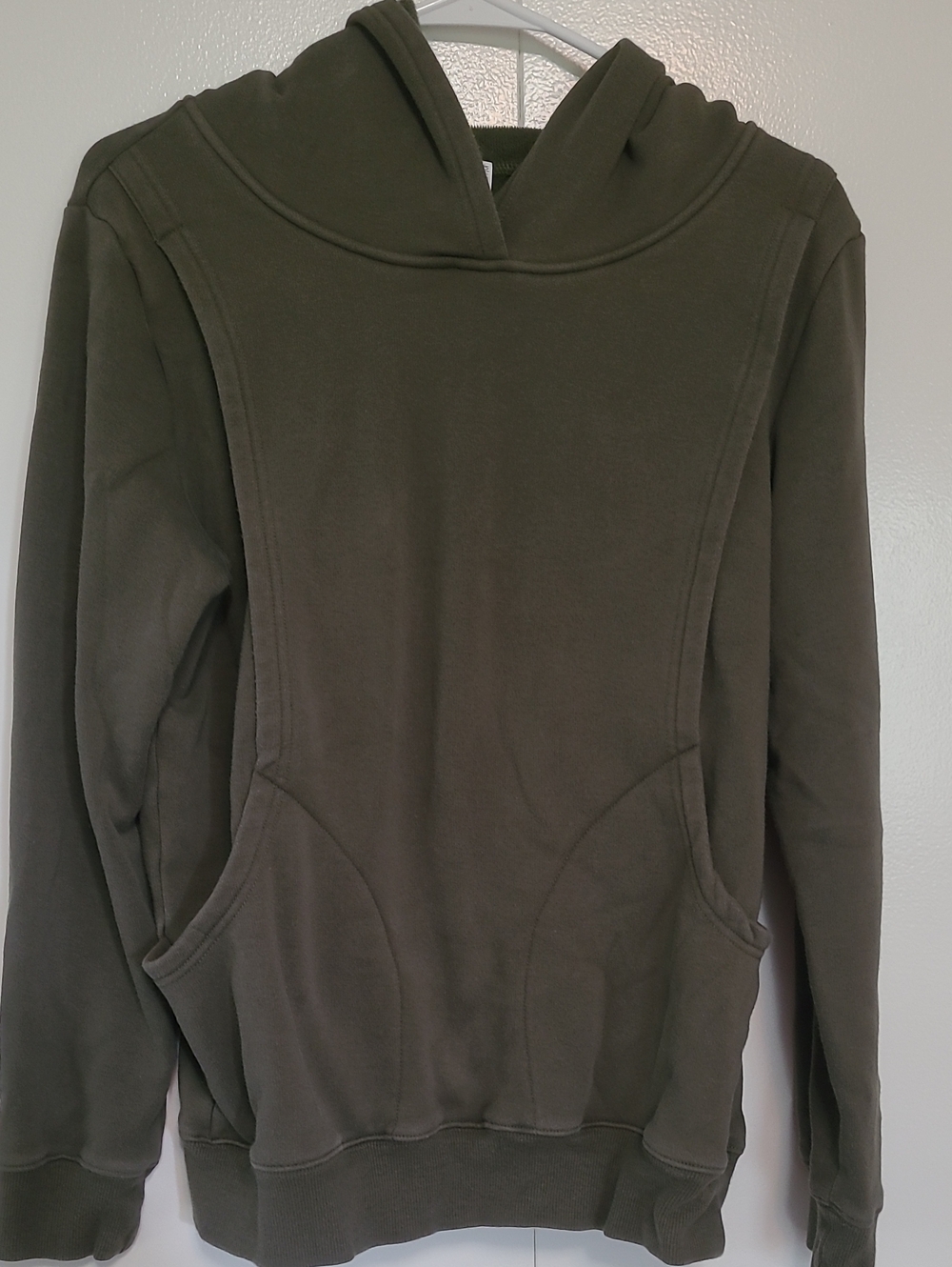 Latched Mama Olive Green Hooded Pullover
